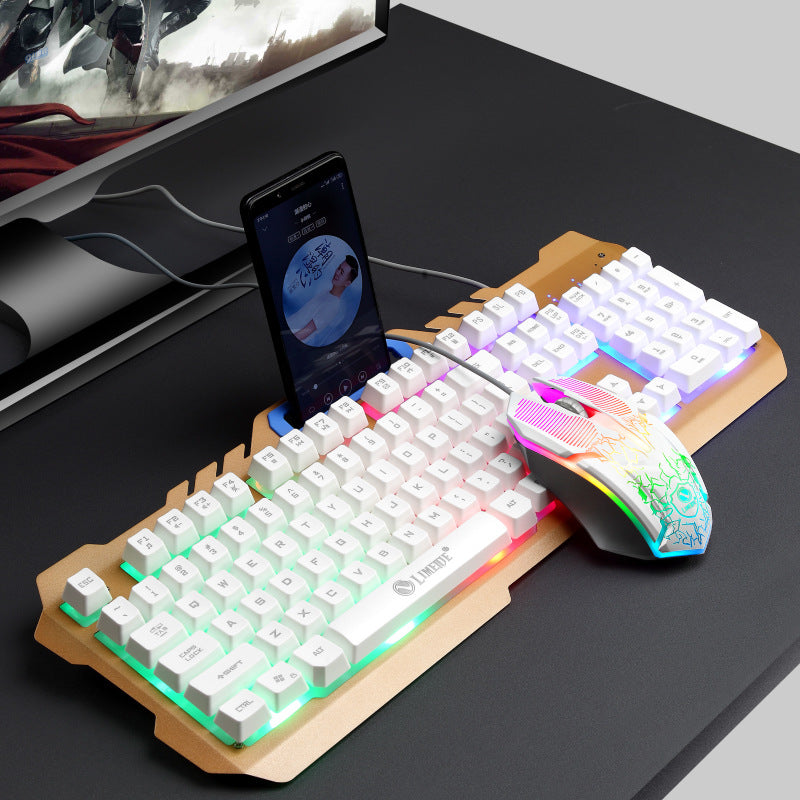 Upgrade Your Workspace with the T21 Backlit Computer Keyboard and Mouse Combo